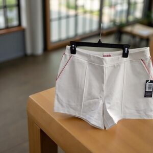 1 New Womens Boast Tennis shorts with red trim size XL